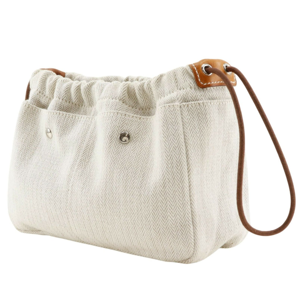Hermes Full Ruby 20 in Toilet Blanc Beige Pouch — view 2
