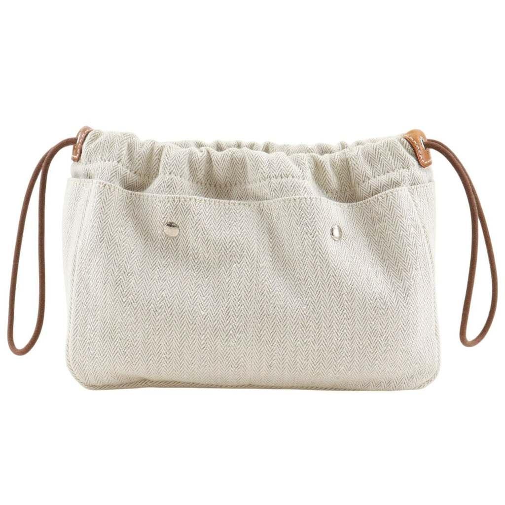 Hermes Full Ruby 20 in Toilet Blanc Beige Pouch