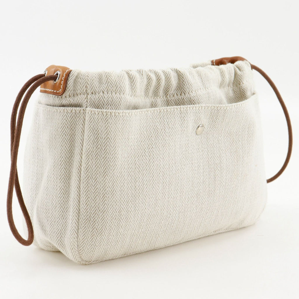 Hermes Full Ruby 20 in Toilet Blanc Beige Pouch — view 3