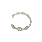 Hermes Included Enchainee Bangle 925 Sterling Silver Bracelet — view 5