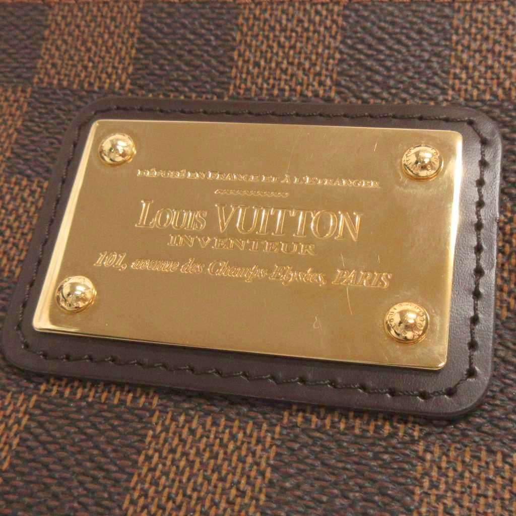 Louis Vuitton Damier Chain Shoulder Bag 2-Way Brown — view 7
