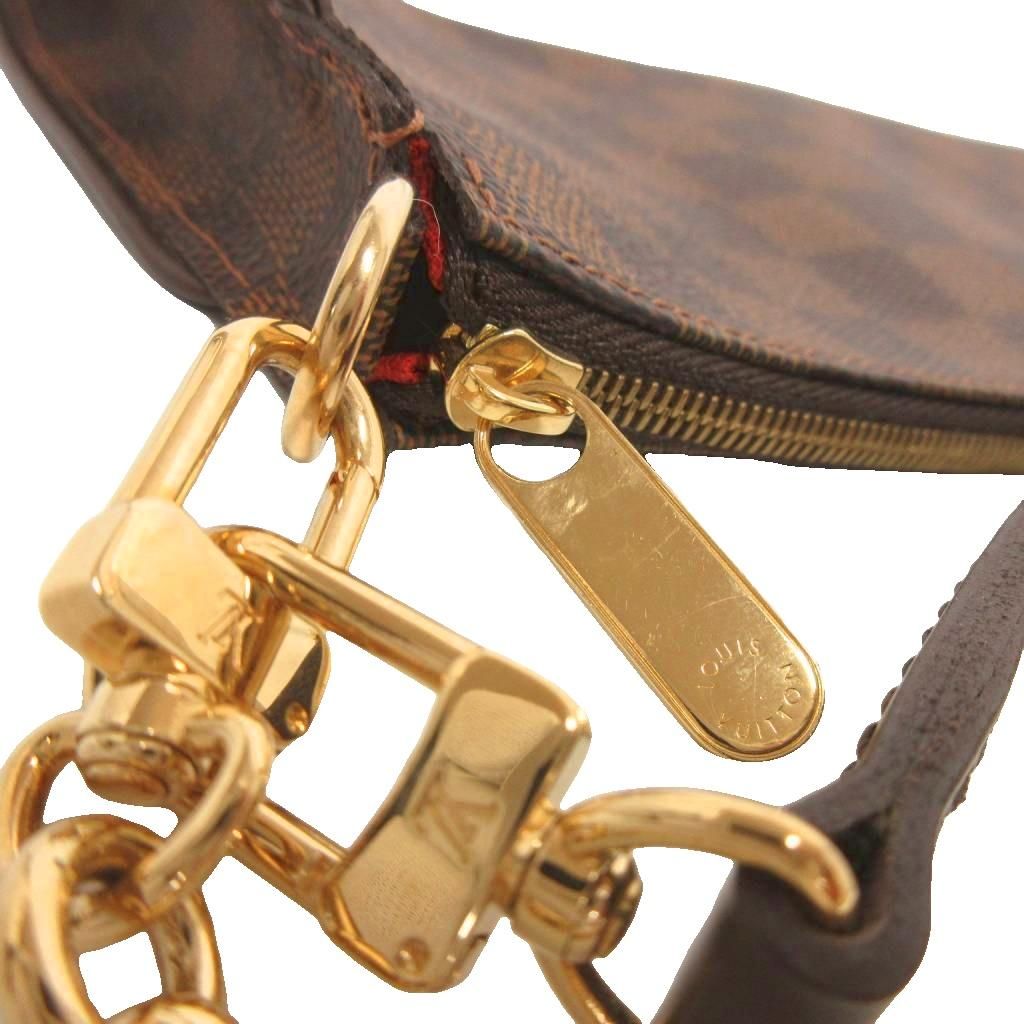 Louis Vuitton Damier Chain Shoulder Bag 2-Way Brown — view 8