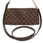 Louis Vuitton Damier Chain Shoulder Bag 2-Way Brown — view 3