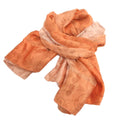 Loewe Scarf Shawl Large Floral Pattern Gradient Orange