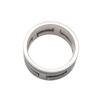 Hermes Move Ash Ring 925 Sterling Silver Light Blue 51 — view 5