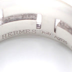 Hermes Move Ash Ring 925 Sterling Silver Light Blue 51 — view 8