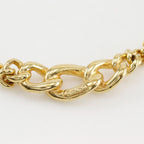 Dior Chain Gold Plated Rhinestone Necklace — view 8
