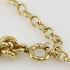 Dior Chain Gold Plated Rhinestone Necklace — view 7