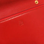 Loewe Vintage Anagram Shoulder Wallet Coin Purse Leather — view 8