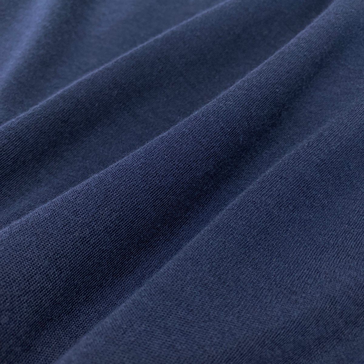 Chanel Cg9 Boutique Tight Skirt CC Logo Button 40 Navy Wool — view 7