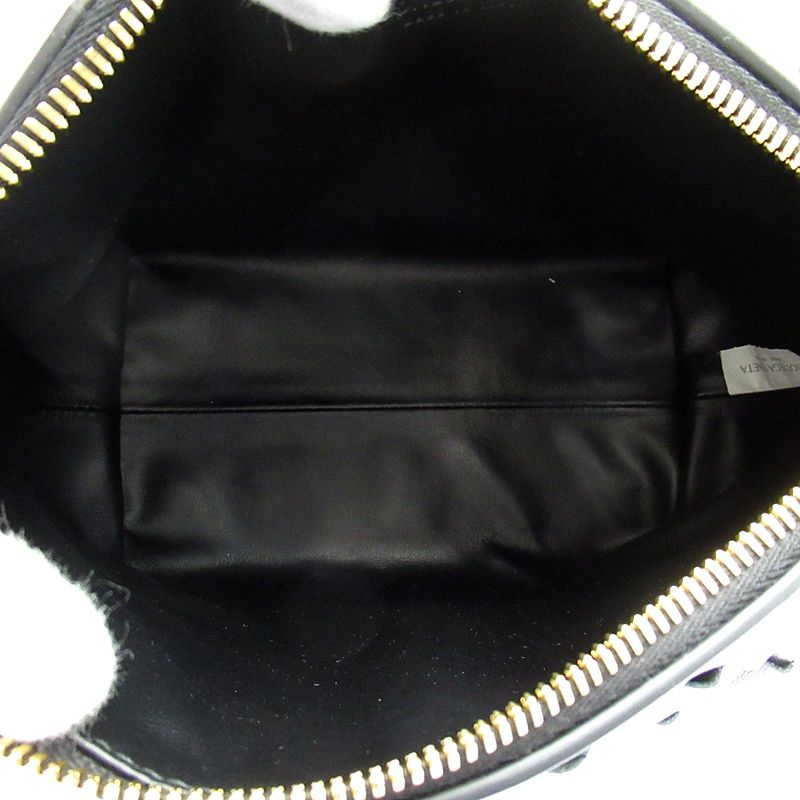 Bottega Veneta Wallace Calfskin Handbag Black — view 7