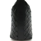 Bottega Veneta Wallace Calfskin Handbag Black — view 3