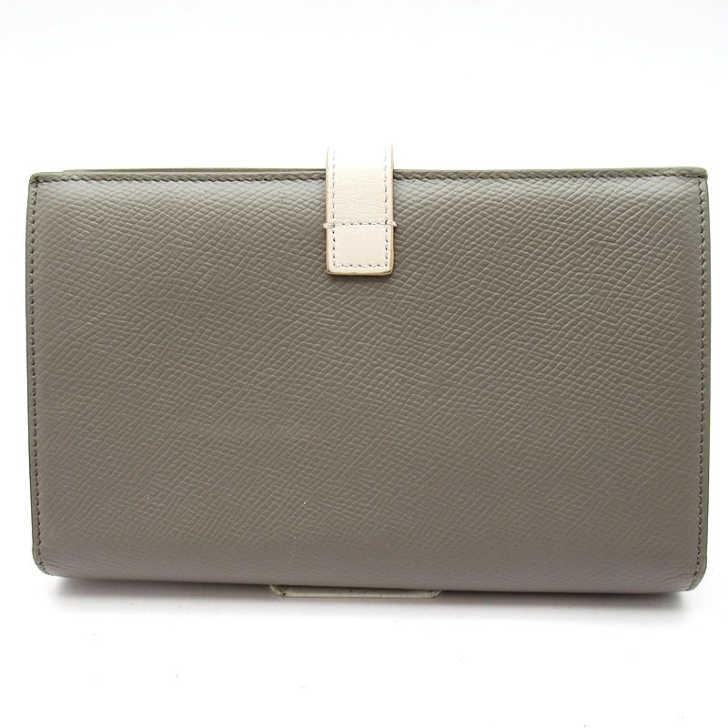 Celine Large Strap Wallet Calfskin Gray — view 2