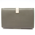 Celine Large Strap Wallet Calfskin Gray — view 2
