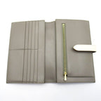 Celine Large Strap Wallet Calfskin Gray — view 6