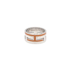 Hermes Move Ash Ring 925 Sterling Silver Orange 55 — view 3