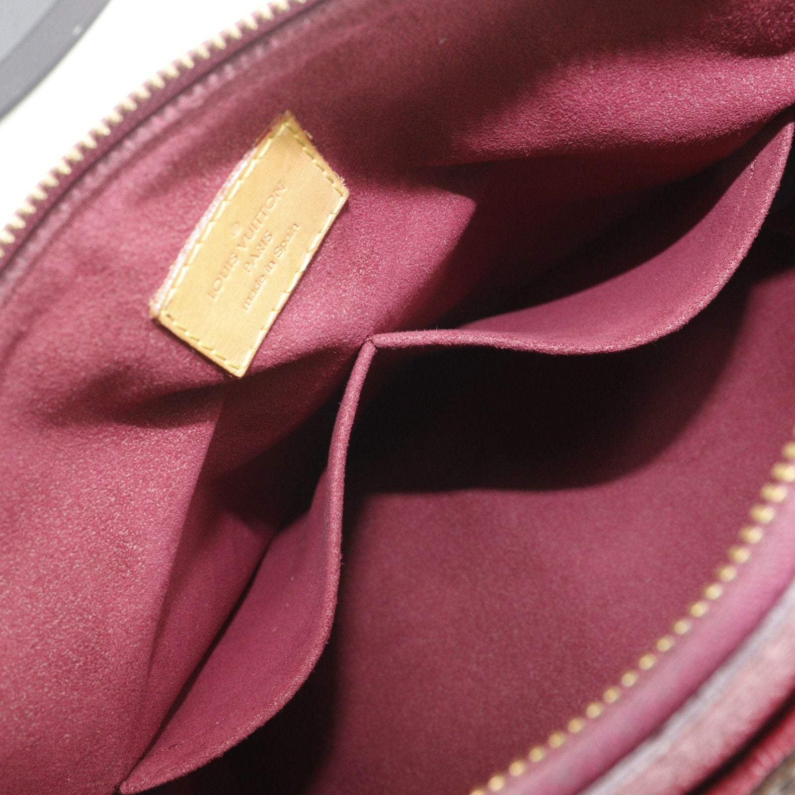 Louis Vuitton Pallas 2-Way Shoulder Monogram Canvas Brown Handbag — view 8