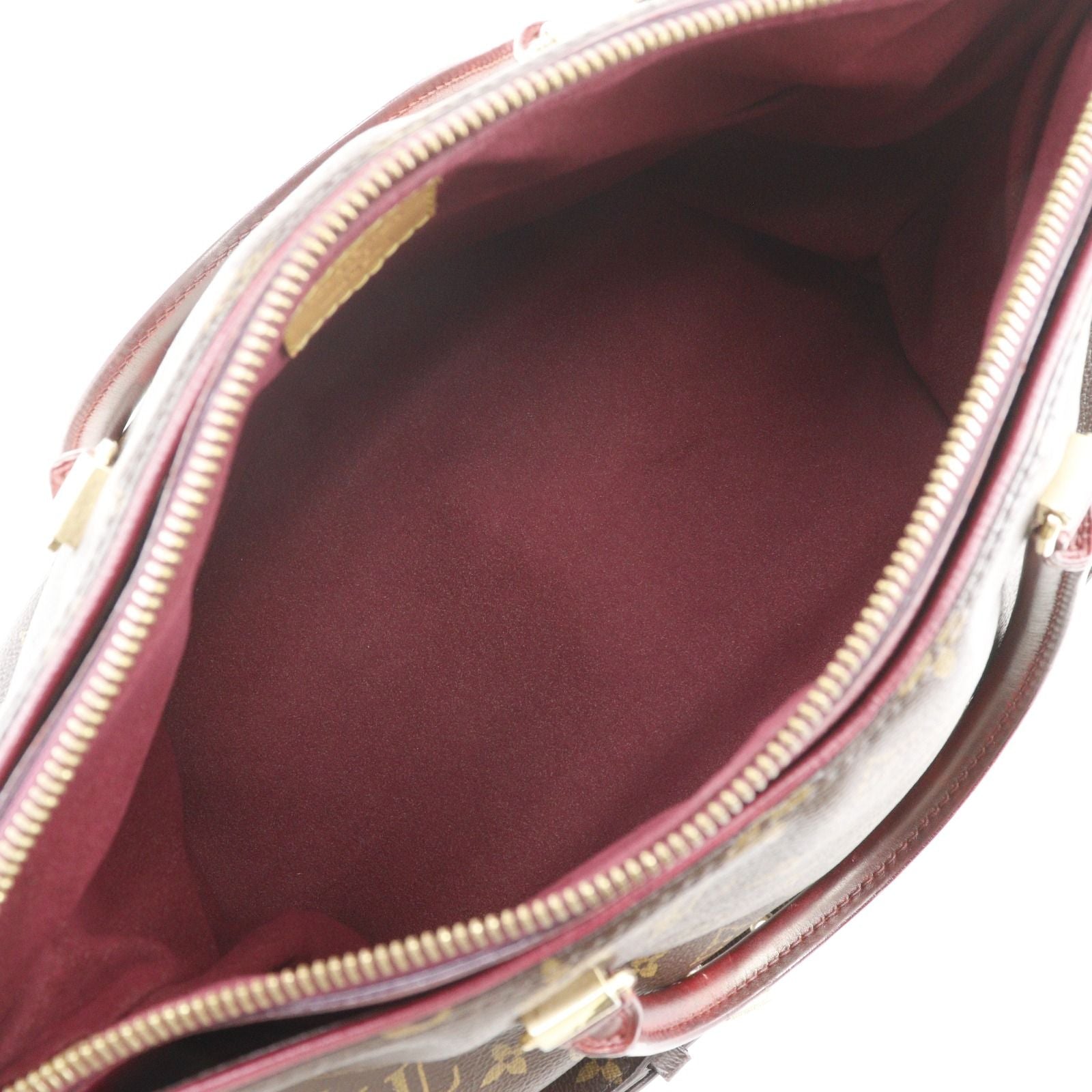 Louis Vuitton Pallas 2-Way Shoulder Monogram Canvas Brown Handbag — view 6