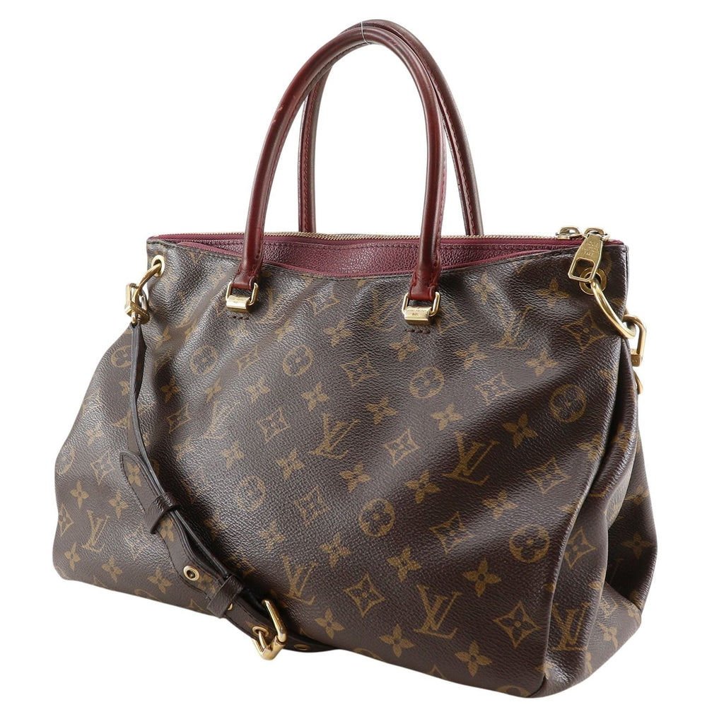 Louis Vuitton Pallas 2-Way Shoulder Monogram Canvas Brown Handbag — view 2