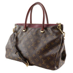 Louis Vuitton Pallas 2-Way Shoulder Monogram Canvas Brown Handbag — view 2