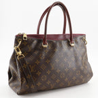 Louis Vuitton Pallas 2-Way Shoulder Monogram Canvas Brown Handbag — view 3