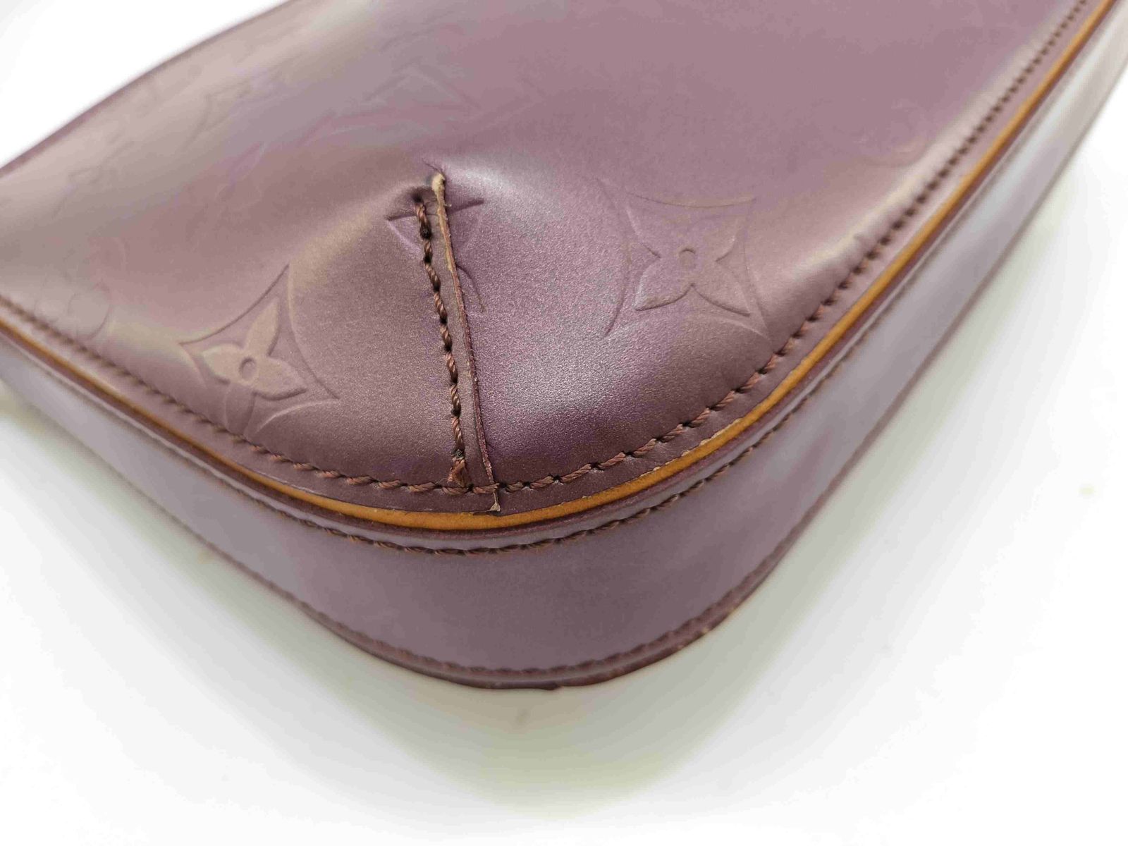 Louis Vuitton Monogram Matt Fowler Violet Coating Calf Leather Shoulder — view 4