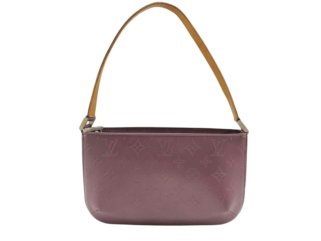 Louis Vuitton Monogram Matt Fowler Violet Coating Calf Leather Shoulder
