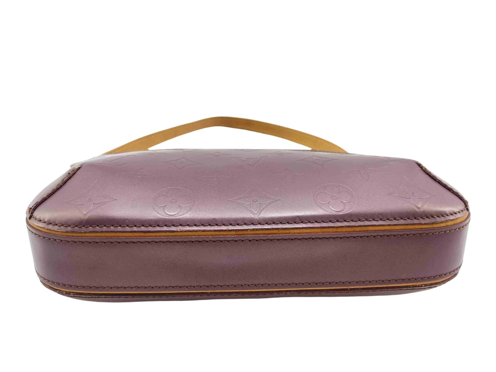 Louis Vuitton Monogram Matt Fowler Violet Coating Calf Leather Shoulder — view 3