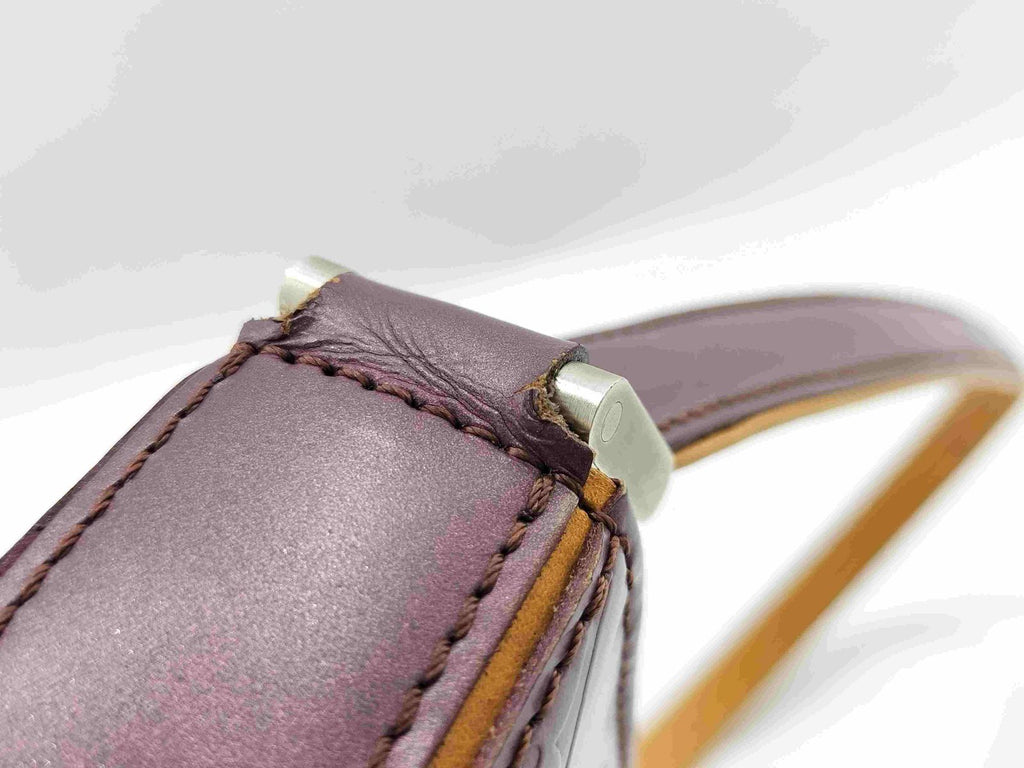 Louis Vuitton Monogram Matt Fowler Violet Coating Calf Leather Shoulder — view 7