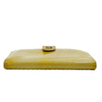 Chanel Kiss Lock Wallet Camellia Patent Box with Card and Beige — view 4