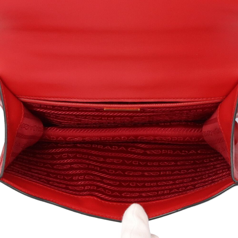 Prada Saffiano Shoulder Bag Leather — view 7