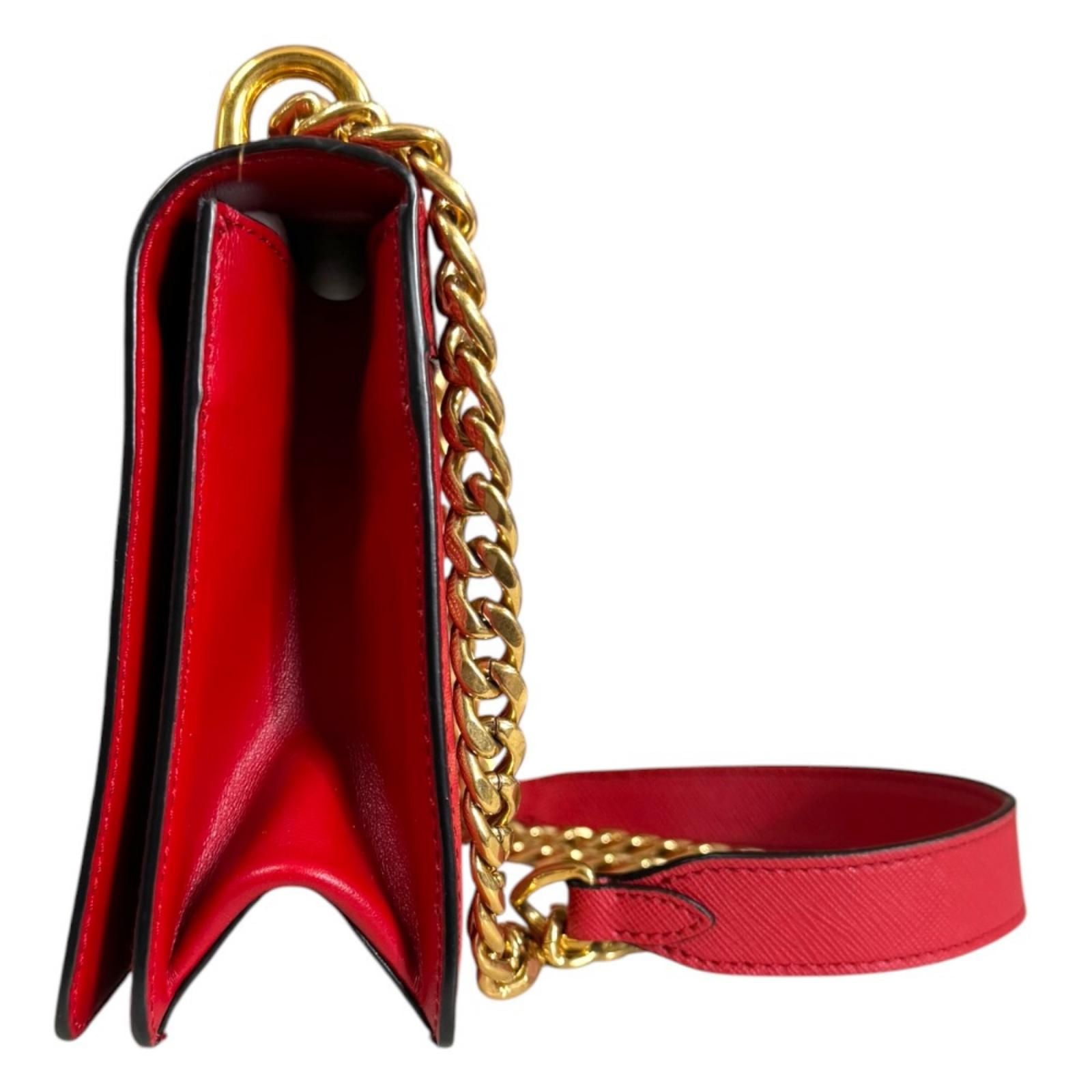 Prada Saffiano Shoulder Bag Leather — view 5