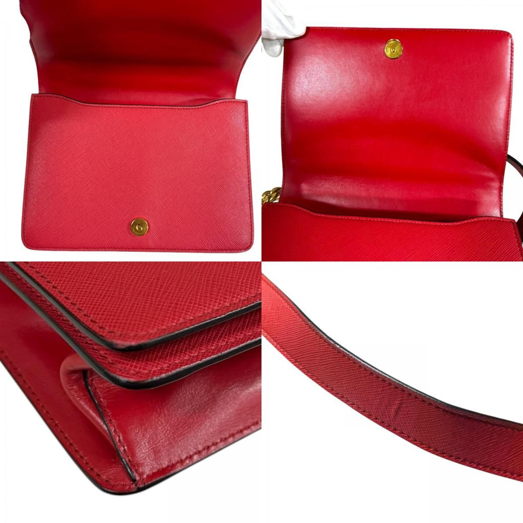 Prada Saffiano Shoulder Bag Leather — view 9