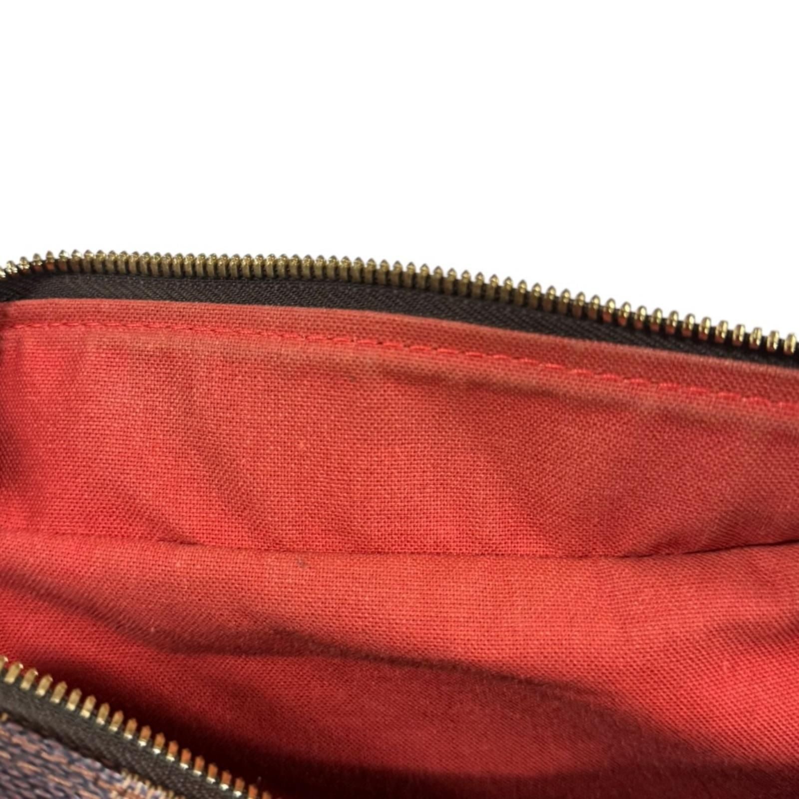 Louis Vuitton Naviglio Damier Shoulder Bag Canvas Brown — view 8