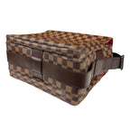 Louis Vuitton Naviglio Damier Shoulder Bag Canvas Brown — view 6