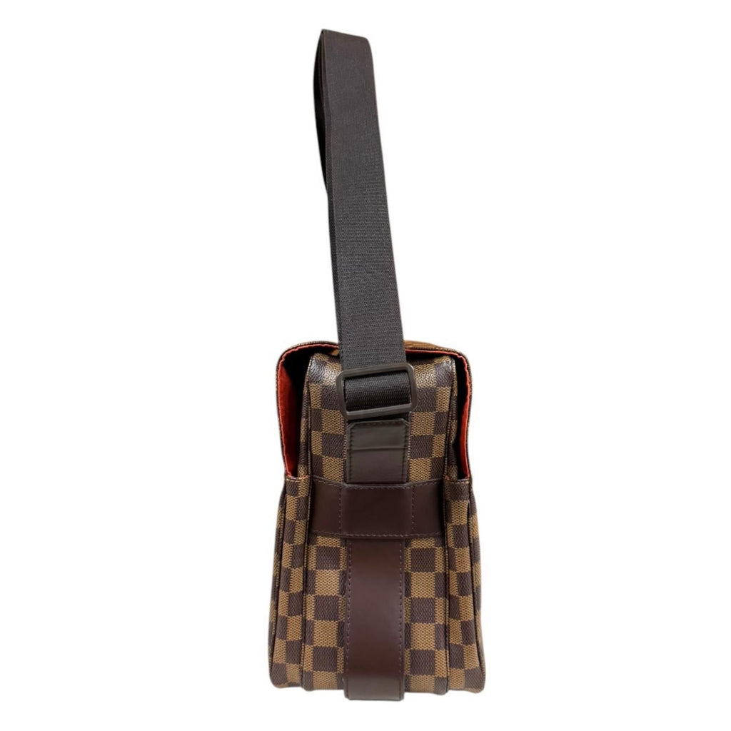 Louis Vuitton Naviglio Damier Shoulder Bag Canvas Brown — view 5