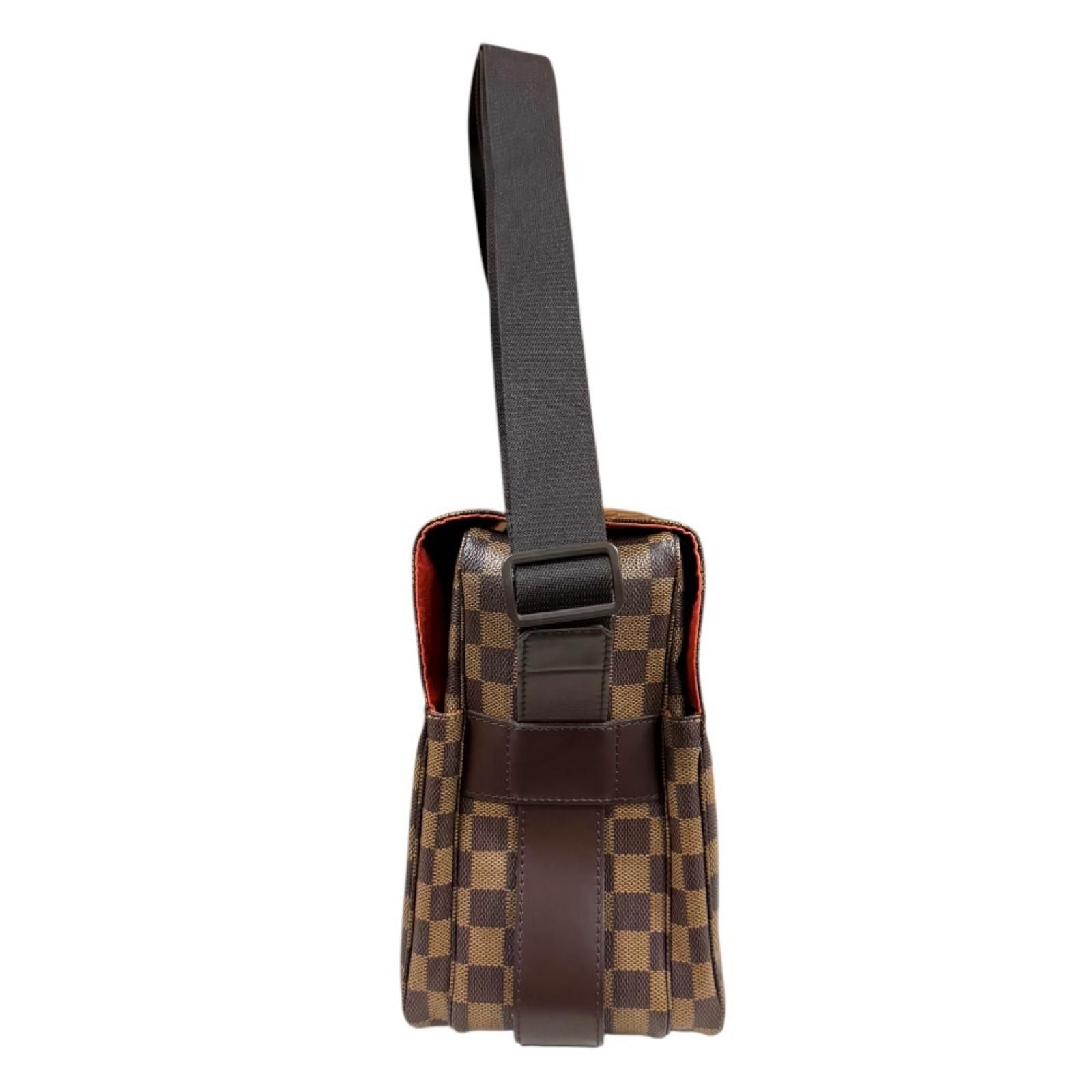 Louis Vuitton Naviglio Damier Shoulder Bag Canvas Brown — view 5