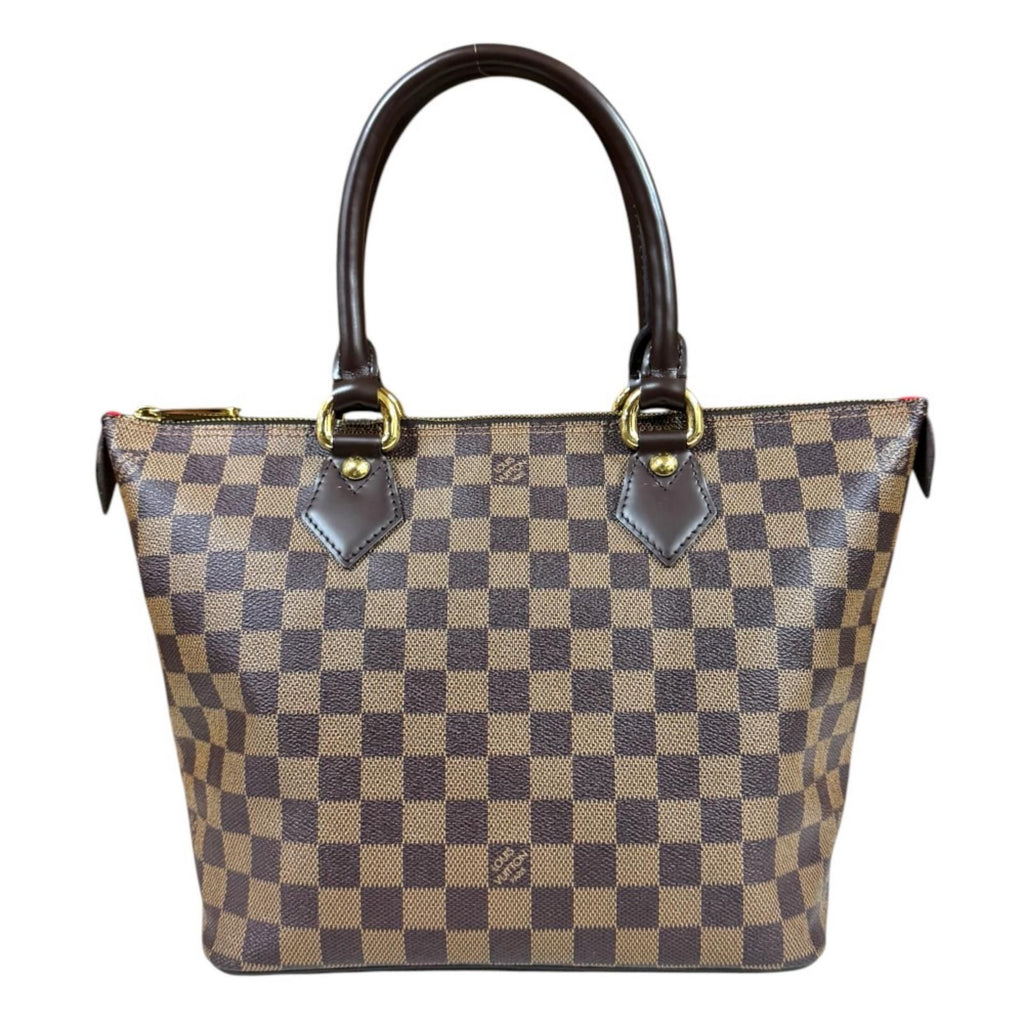 Louis Vuitton Saleya PM Damier Handbag Canvas Brown