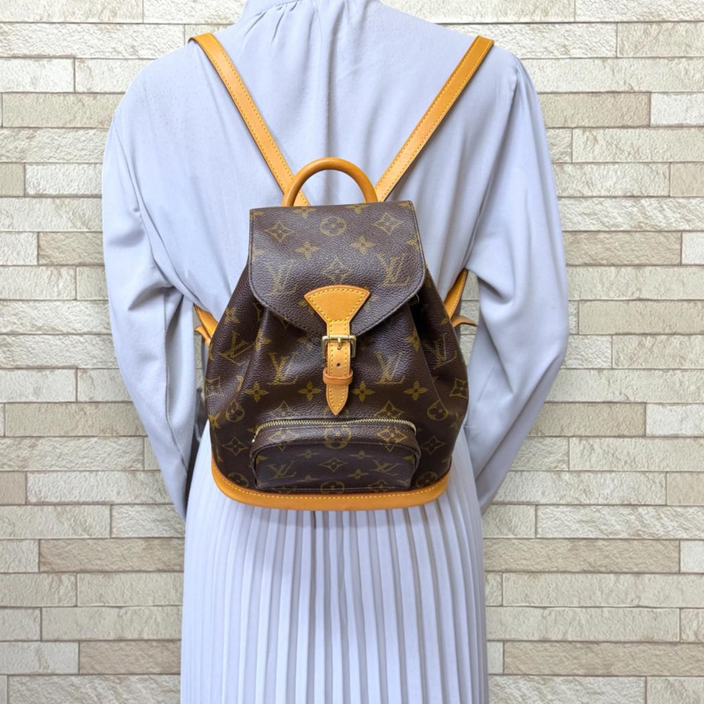 Louis Vuitton Mini Montsouris Monogram Backpack Canvas
