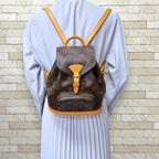 Louis Vuitton Mini Montsouris Monogram Backpack Canvas
