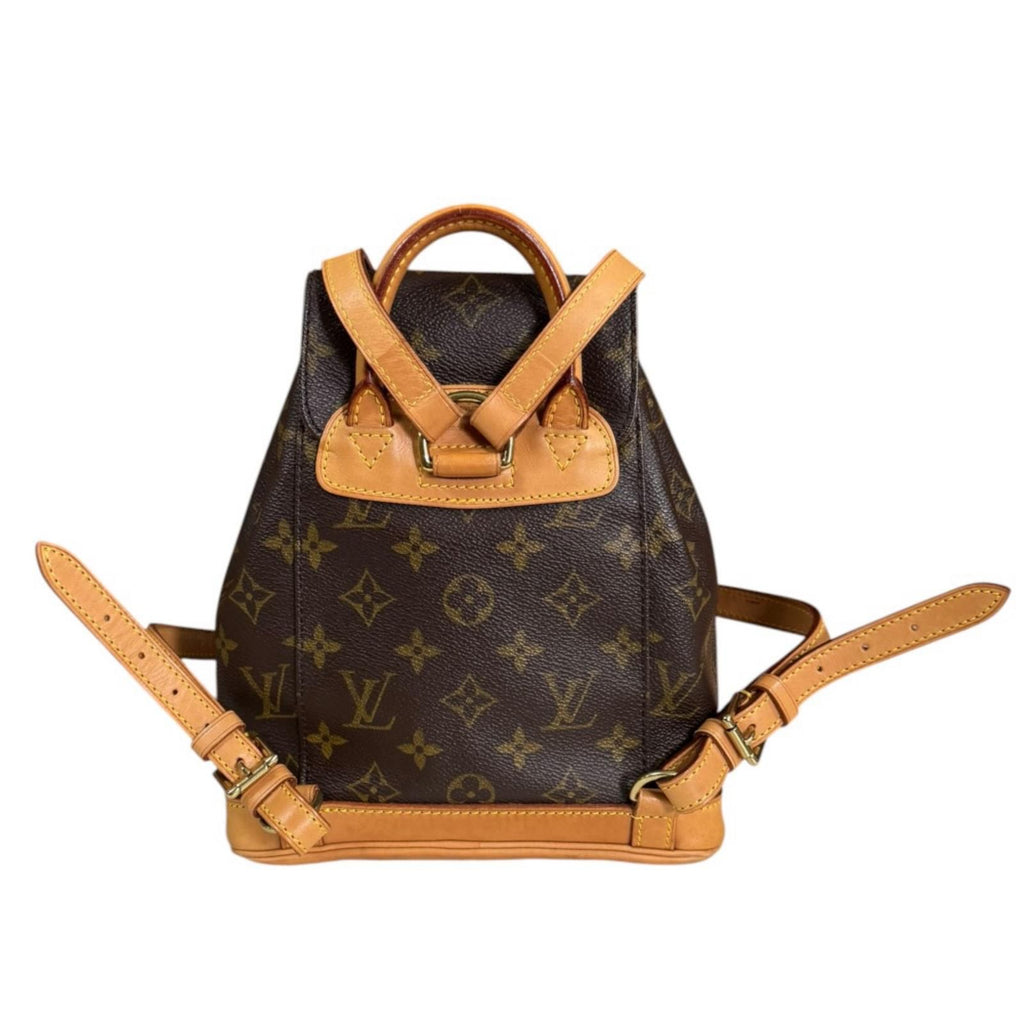 Louis Vuitton Mini Montsouris Monogram Backpack Canvas