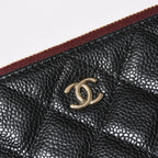 Chanel Classic Large Pouch CC Logo Caviar Leather Black — view 7