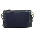 Gucci Vintage Micro GG Shoulder Bag Canvas Navy