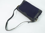 Gucci Vintage Micro GG Shoulder Bag Canvas Navy