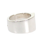 Hermes Candy Ring Vintage 925 Sterling Silver Enamel Blu 50 Out of Print — view 5