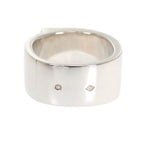 Hermes Candy Ring Vintage 925 Sterling Silver Enamel Blu 50 Out of Print — view 6