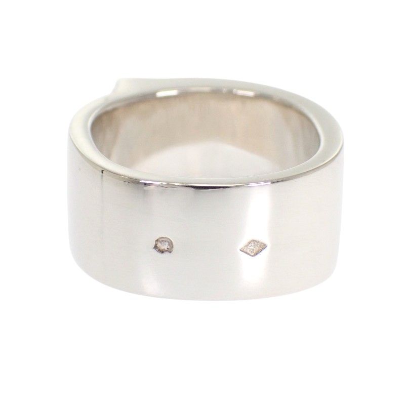 Hermes Candy Ring Vintage 925 Sterling Silver Enamel Blu 50 Out of Print — view 6
