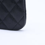 Chanel Classic Mini Pouch Stand CC Logo Caviar Leather — view 5