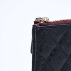 Chanel Classic Mini Pouch Stand CC Logo Caviar Leather — view 6