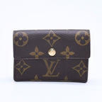 Louis Vuitton Porte Monnaie Arcodian Monogram Canvas Brown Coin Purse Card Case